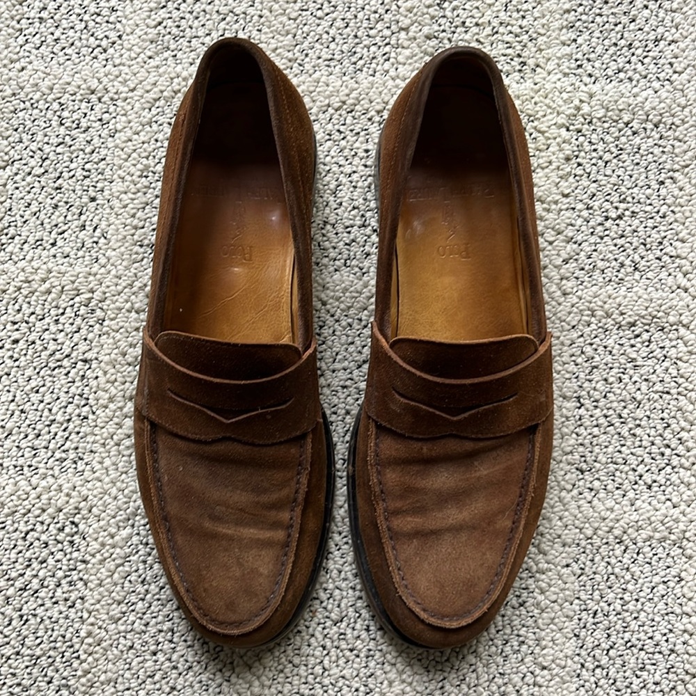Ralph Lauren Polo suede loafers